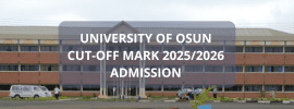 university of osun cut off mark
